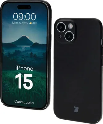 Produktbild von Bizon Case Lupka Apple iPhone 15 schwarz