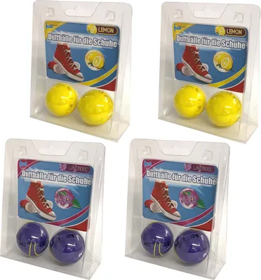Produktbild von 4er Set Schuh Deo Duftball Geruchsstopp Schuhdeo Schuhdesinfektion Lavendel Zitone Schuhpflege Sportschuhe Reiniger