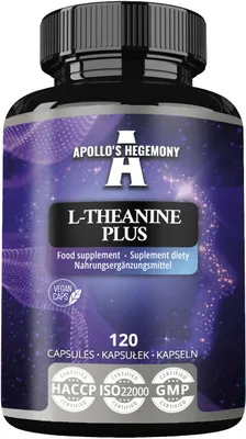Obrázek produktu pro Doplněk stravy L-Theanine Plus 120 kapslí