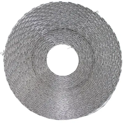 Produktbild von MFH Band-Stacheldraht metall verzinkt 120m Durchmesser 30cm