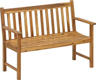 Produktbild von Dehner Gartenbank Mykonos, 2-Sitzer, ca. 120 x 89 x 61 cm, FSC®-es Akazienholz, braun