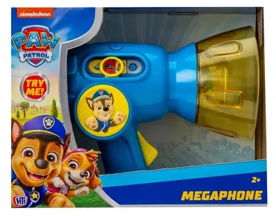 Zdjęcie produktu dla Paw Patrol, megafon Chase'a, edukacyjna zabawka, niebieski, dla dzieci, niebieski, uniwersalny rozmiar