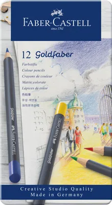 Image de Faber Castell FC-114712 Kleurpotlood Faber-Castell Goldfaber Etui à 12 Stuks