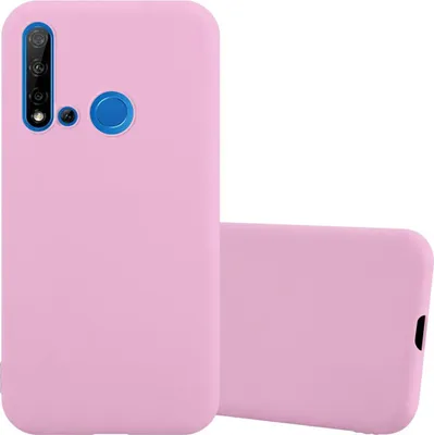 Produktbild von Cadorabo Hülle für Huawei NOVA 5i / P20 LITE 2019 Schutzhülle in Rosa Handyhülle TPU Silikon Etui Case Cover