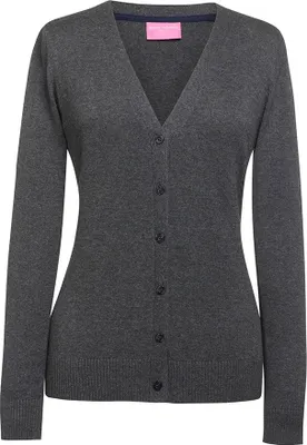 Image de Brook Taverner - Cardigan "Augusta" pour femme PC3924 (M) (Anthracite)