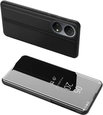 Produktbild von Clear View Case Hülle für Honor X7 / Honor Play 30+ Schwarz