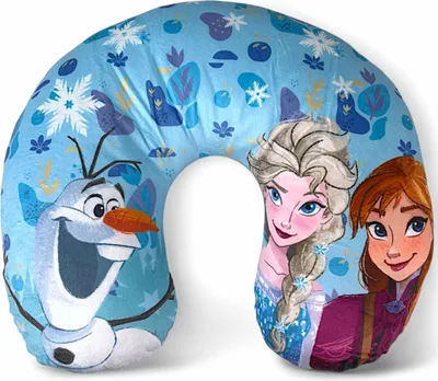 Produktbild von Reisekissen Frozen - Kinder Nackenhörnchen - Disney Nackenkissen 37x30x10 cm