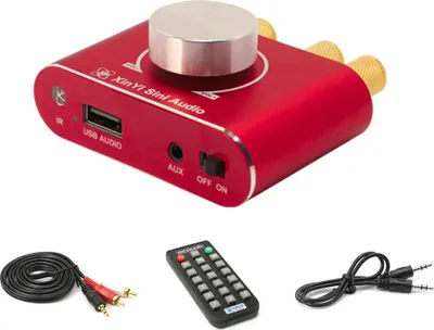 Produktbild von 100W+100W BT 5.1 Kabelloser Audio-Leistungsverstärker, tragbarer Lautsprecherverstärker für Auto und Zuhause
