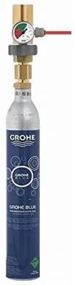 Adapter für 425 g CO2-Flasche, Blue Professional, Messing, Gold