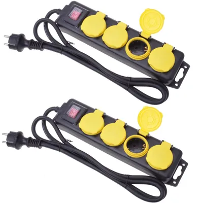 Two identical power strips are shown against a white background.