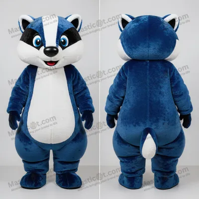 Obrázek produktu pro Mročník MASTICOT modrý plyšový maskot jezevců