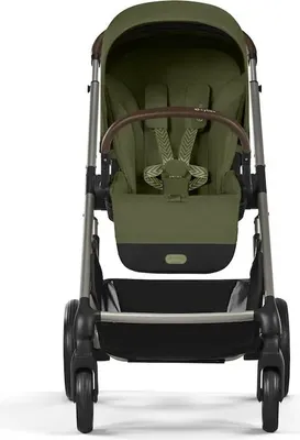 Produktbild von Cybex Balios S Lux Kinderwagen inkl. Babywanne / 2in1 Kombikinderwagen, Farbe:Moos Green