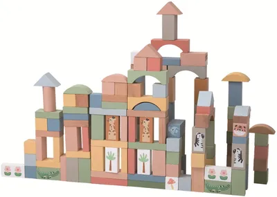 Obrázek produktu pro 2Kids Toys Safari kostky se zvířátky 120 ks