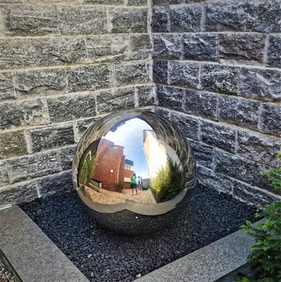 Produktbild von Dekorationskugel 60 cm Edelstahl poliert