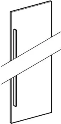 Produktbild von Geberit 598769000 Tür für iCon Hochschrank