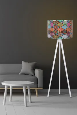 Zdjęcie produktu dla Opviq, 135, lampy stojące, wielokolorowe, MDF, 38 x 38 x 145 cm
