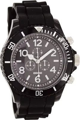 Produktbild von Oozoo Armbanduhr schwarz Silikon Timepieces Herren Analog-Quarzuhr UOC4839A