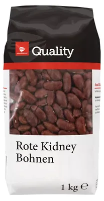 Produktbild von TGQ Rote Kidneybohnen 1 kg – Proteinreiche Bohnen für Salat, Eintopf & Chili