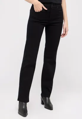 Produktbild von angels Lara Damen Jeans aus Material mit hoher Passformstabilität und weitem Bein