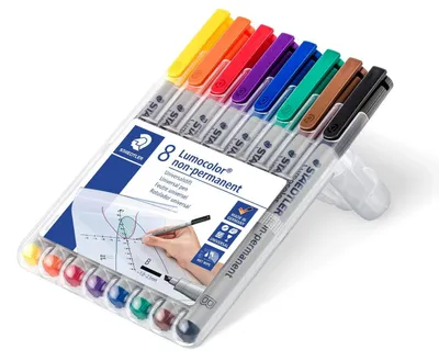 Image de STAEDTLER Folienstift Lumocolor B nonperm 8St