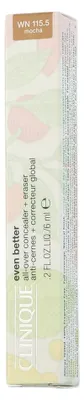 Image de Clinique Even Better All Over Concealer+Eraser WN 115.5 Mocha (6 ml)