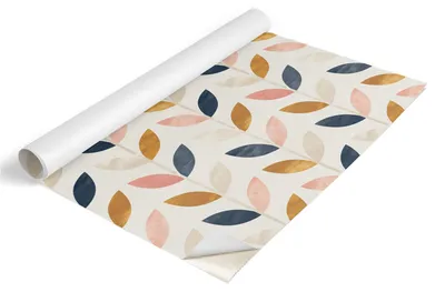 Obrázek produktu pro Fólie na nábytek Tulup – samolepicí fólie na nábytek – samolepicí fólie 100 x 50 cm – fólie na skříně – fólie na nábytek – fólie do kuchyně – voděodolná – omyvatelná – samolepicí – bez vzduchových bublin – vzor listů