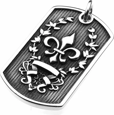 Produktbild von Edelstahlanhänger aus 316L Plakette mit Keltenkreuz