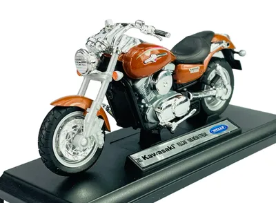 Produktbild von Welly '02 Kawasaki Vulcan 1500 Mean Streak 1:18 11cm Motorrad Neu im Kasten Die Cast Modell 12166