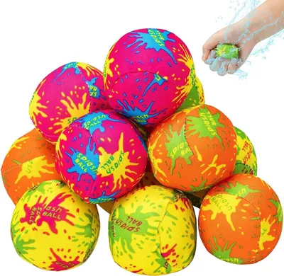 Imagen del producto de Bombas de agua, 30 unidades, reutilizables, de 5 cm, ideales para juegos acuáticos en verano