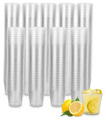 Zdjęcie produktu dla Zestaw 400 przezroczystych plastikowych kieliszków do shotów o pojemności 30 ml, idealnych na imprezy