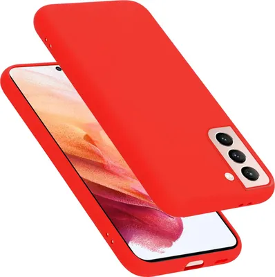 Obrázek produktu pro Cadorabo ochranný kryt pro Samsung Galaxy S22 pouzdro v červené barvě obal na mobilní telefon kryt TPU pouzdro