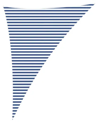 Produktbild von vidaXL Sonnensegel Blau und Weiß 4 x 5 x 6,4 m 100 % Polyester Oxford