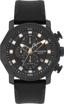 Produktbild von Herrenuhr LEE COOPER LC07631.651 in Schwarz, modisch als Geschenk