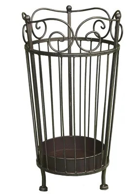 Produktbild von Schirmständer 25x46cm Antikbraun Metall Schirmhalter Regenschirmhalter