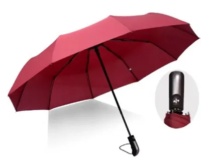 Image de Parapluie Pliant Apt Bq13J Auto, Rouge