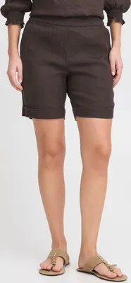 Produktbild von Pulz Jeans PZLUCA Damen Shorts Leinen-Shorts kurze Hose Leinenmix