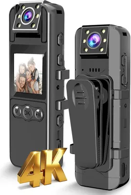 Produktbild von Action-Kamera: 4K-HD-Auflösung, 180°-Drehobjektiv, Infrarot-Nachtsicht, 6 Stunden Akkulaufzeit, 256 GB Speicher – für vielfältige Einsatzszenarien