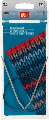 Produktbild von Rundstricknadel 2,50 mm 40 cm grau