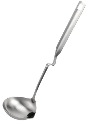 Produktbild von Edelstahl-Schaumlöffel mit Filteröffnung, 30,5 cm