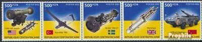 Produktbild von Briefmarken Zentralafrikanische Republik 2022 Mi Fünferstreifen postfrisch Militärausrüstung