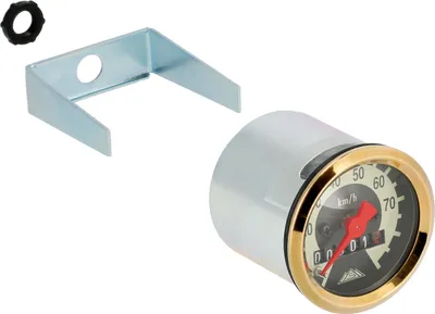 Produktbild von Tachometer Ø48mm, Tachoring GOLD - Simson KR51/1, KR51/2, SR4-2, SR4-3, SR4-4