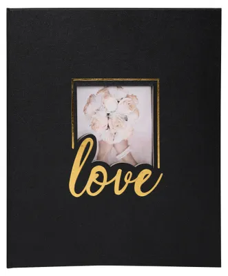 Produktbild von Exacompta 16506E Fotoalbum 60 Seiten schwarz 29x32cm - Love