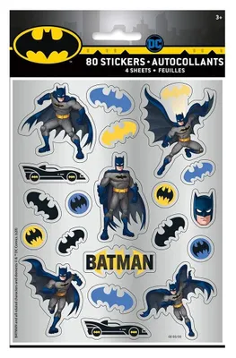 Produktbild von BATMAN-Superhelden-Aufkleber, 80 Stück.