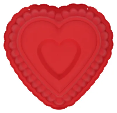 Immagine prodotto di Stampo in silicone a forma di cuore, 25 x 16 x 7 cm