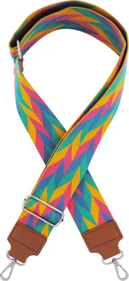Produktbild von axy Taschen Schulterriemen 5cm Breiter Verstellbarer Taschengurt für Handtaschen Wechsel Schultergurt Trageriemen Taschen, Farbe:Grün-Blau-Pink