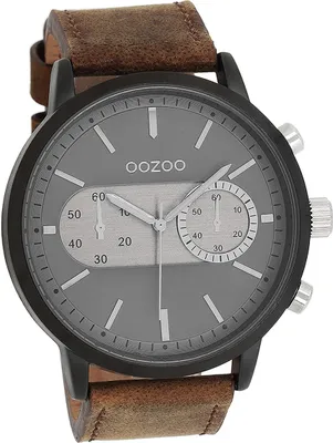 Produktbild von Oozoo Leder Herren Uhr Analog Quarzuhr Armband braun Timepieces D2UOC9057A