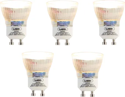 Produktbild von LUEDD Set mit 5 GU10 LED-Glühbirnen 35mm 3.5W 180 lm 2700K