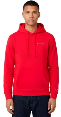 Image de Sweat à capuche CHAMPION, couleur corail/blanc, taille L