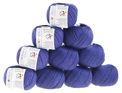 Strickwolle Dainty Cotton violett