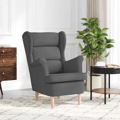 Produktbild von Dunkelgrauer Sessel aus Stoff, 74 x 84 x 100 cm, Möbel und Stühle